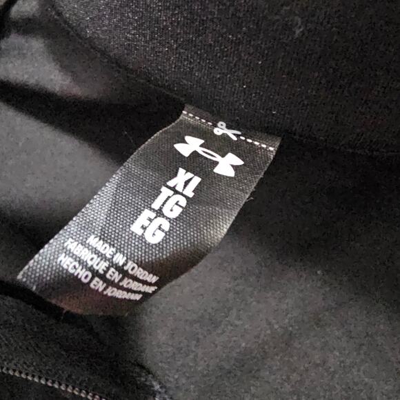 Under Armour Black Zip Up Athletic Lightweight Jacket Size XL - Picture 5 of 8